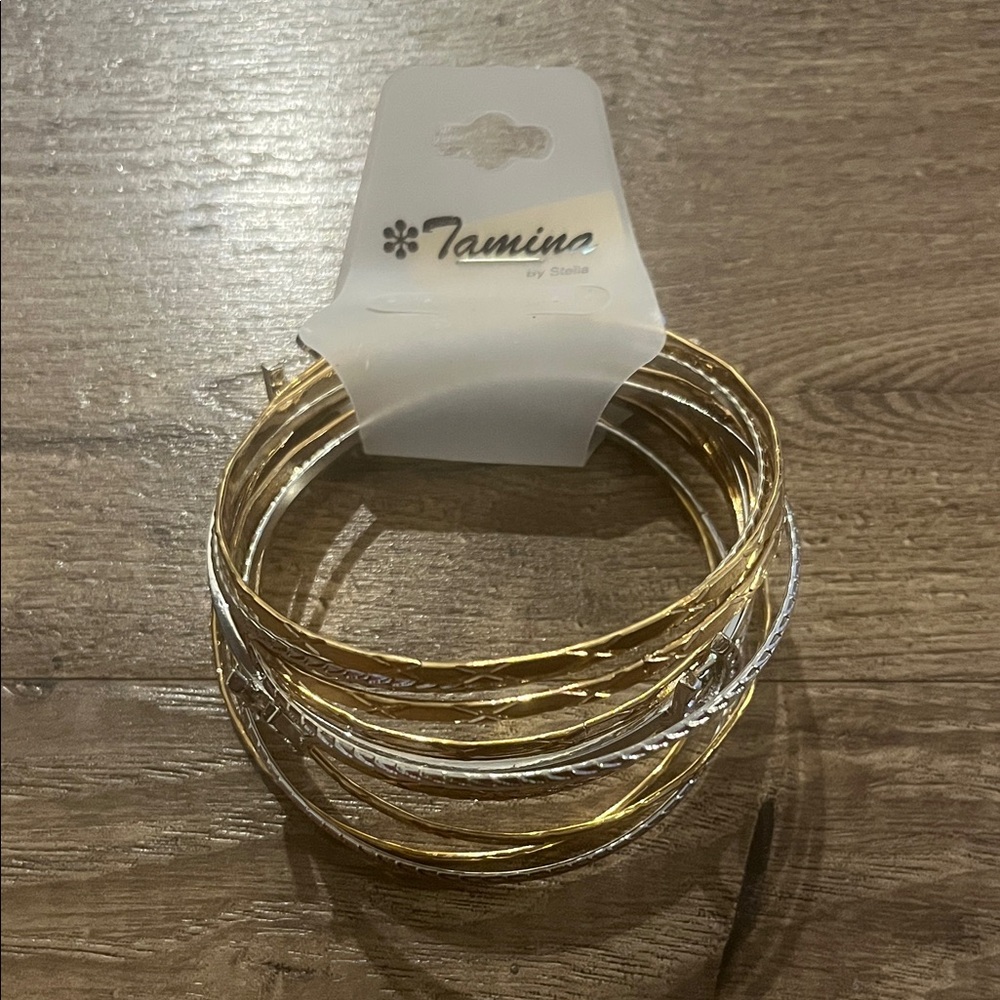 Gold and Silver Bracelet Set